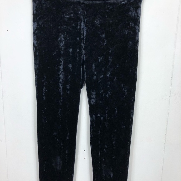 Aerie Black Velour Leggings Sz S - Picture 4 of 11